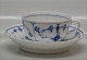 Blue Fluted Danish Porcelain 2037-1 Cup, thin 4.8 x 8.5 cm Blue Flower inside