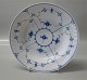 Blue Fluted Danish Porcelain 165-1 Large rim soup plate 25 cm