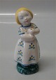 Aluminia Børnehjælpsfigur - børnehjælps-figur 1941 Lillesøster # 2260 12,5 cm.
