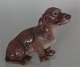 Dahl Jensen figur 1340 Gravhund (DJ) 10.5 cm Grævlingehund
