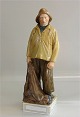 Royal Copenhagen  figurine Sailor with fishingnet  12214 RC Skagen 13.25" / 33.5 
cm Carl Martin-Hansen (1877-1941)