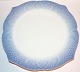 Royal Copenhagen Fish Plate with Blue Fish border 1212-3002