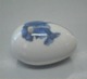 B&G Porcelain
Art Nouveau Egg Pre 1898 Blue flower decorated